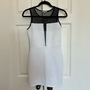 Charlotte Russe white clubbing / party dress (M)